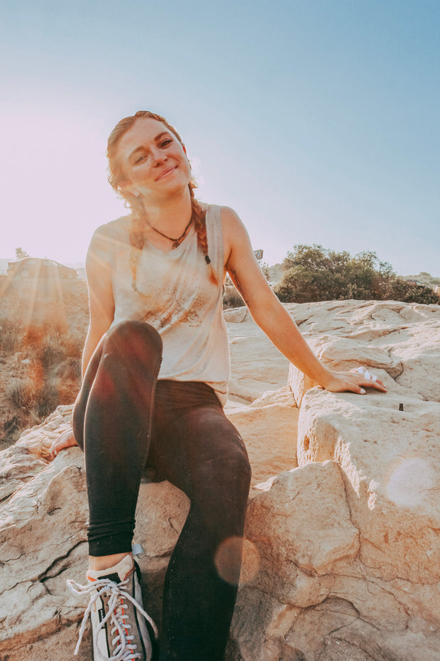 midnight mountains - rock climbing shirt women's - monopkt