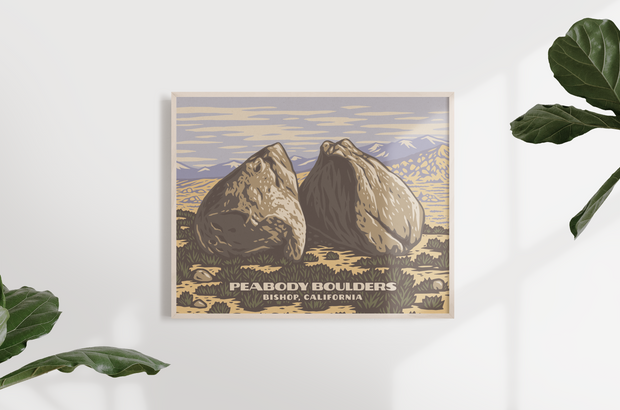 Peabody Boulders - Crag Cards - Rock Climbing Artwork