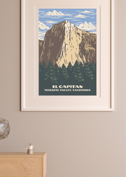 El Capitan - Crag Cards - Rock Climbing Artwork