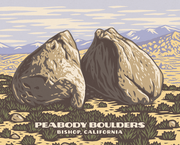 Peabody Boulders - Crag Cards - Rock Climbing Artwork