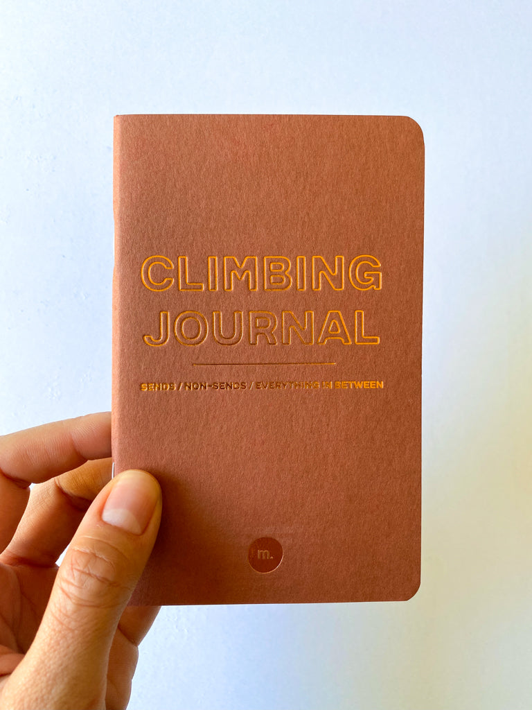 rock climbing journal - monopkt - gifts for climbers