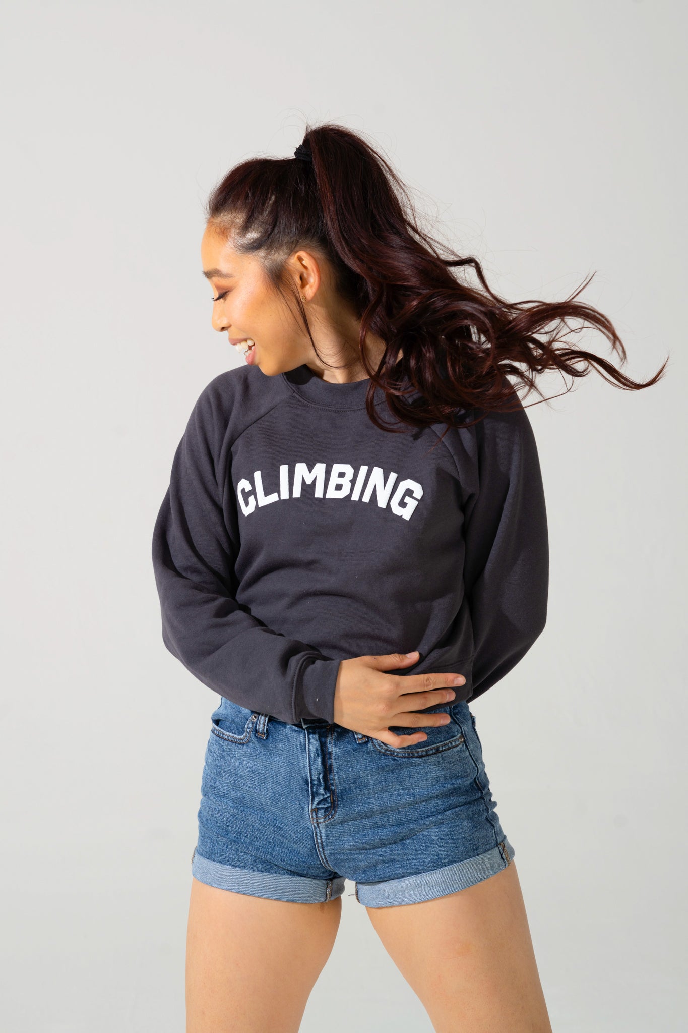 rock climbing sweater - women's climbing sweater - monopkt