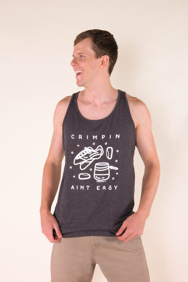 rock climbing shirt - crimpin aint easy - monopkt