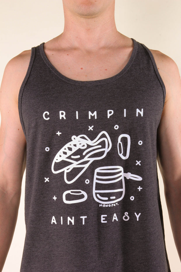 rock climbing shirt - crimpin aint easy - monopkt