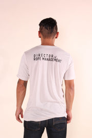 rock climbing t-shirt - director of rope management - monopkt
