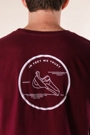 in feet we trust - monopkt - rock climbing tees