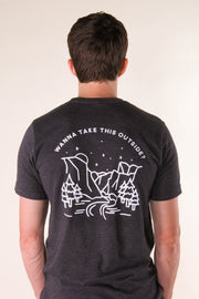 wanna take this outside - hiking tee - monopkt