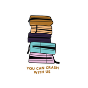 You Can Crash With Us - Sticker