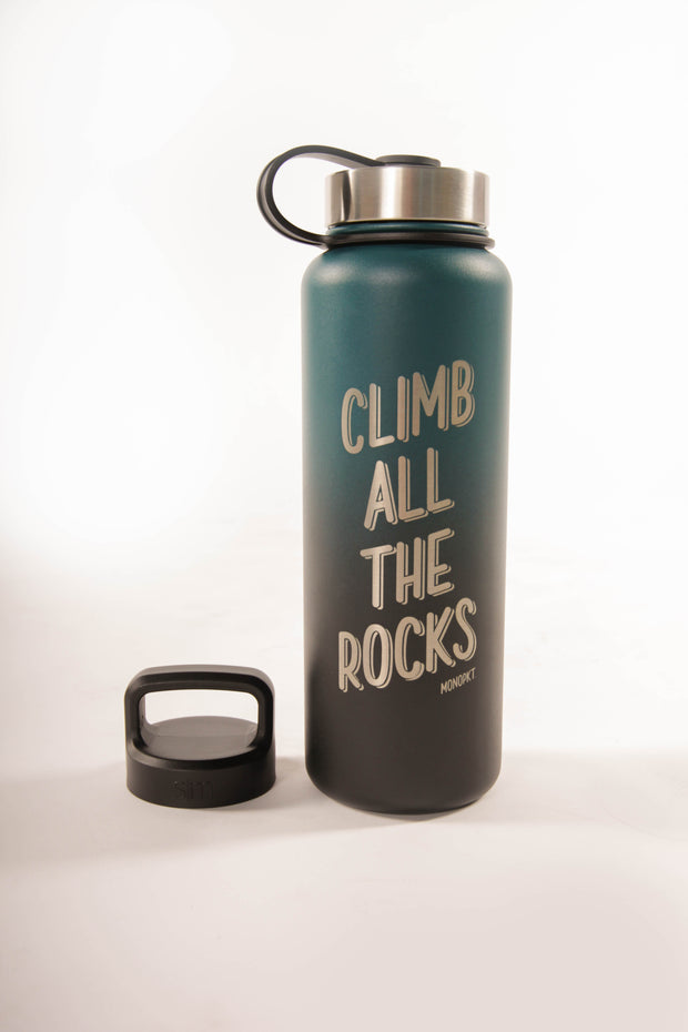 monopkt climb all the rocks waterbottle rock climbing gifts