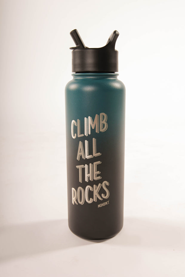 monopkt climb all the rocks waterbottle rock climbing gifts